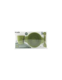 Trixie Set repas en silicone Dinosaure -
