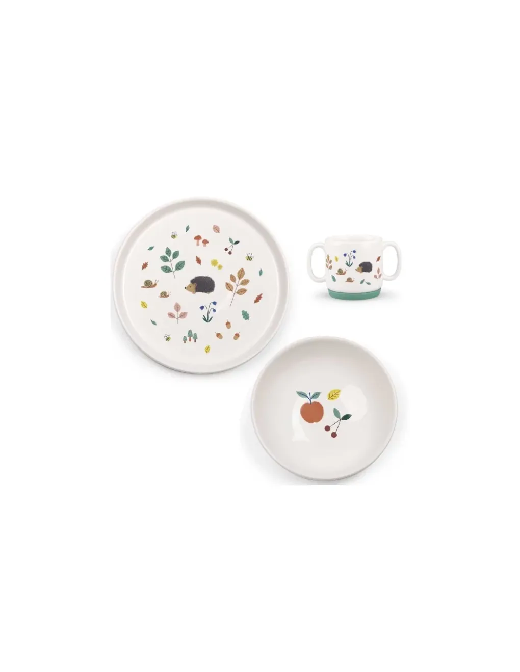 Moulin Roty Set vaisselle porcelaine Pomme des bois - Clearance