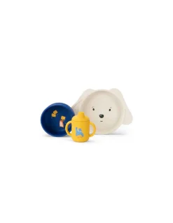 Moulin Roty Set vaisselle silicone Puce & Pilou - Sale