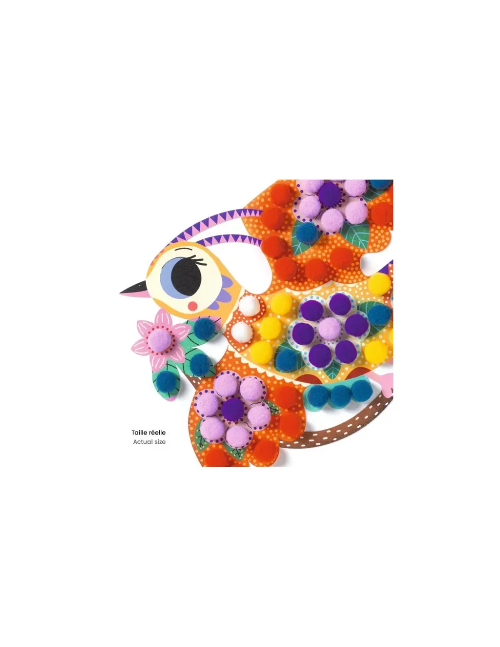 Djeco Silhouettes et pompons Panachés - New