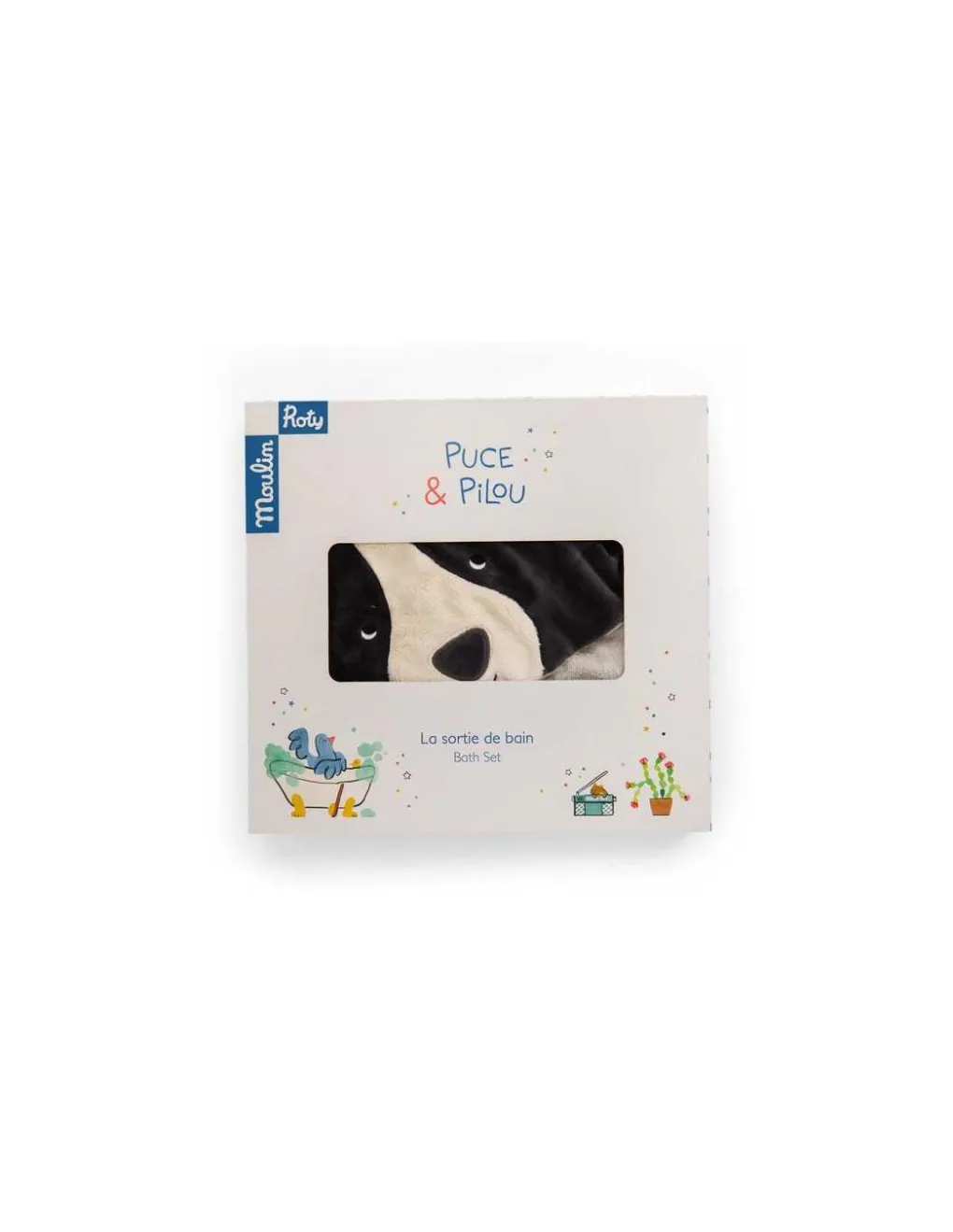 Moulin Roty Sortie de bain Puce & Pilou - Hot