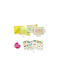 Djeco Stickers à relever À la ferme - Outlet