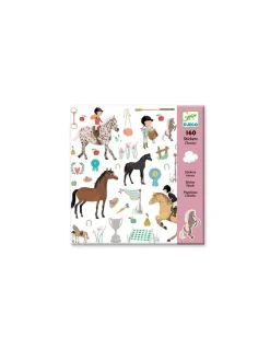 Djeco Stickers Les chevaux - Clearance