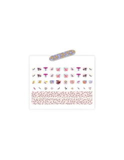 Djeco Stickers pour les ongles Plumes -