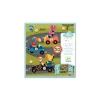 Djeco Stickers repositionnables les voitures - New