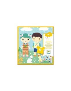 Djeco Stickers repositionnables les habits - Best