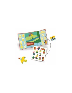 Djeco Stickers repositionnables les animaux - Best