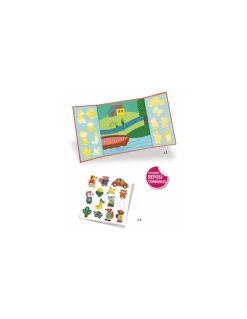 Djeco Stickers repositionnables les animaux - Best