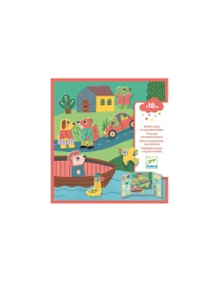 Djeco Stickers repositionnables les animaux - Best