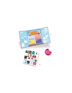 Djeco Stickers repositionnables la maison - Best