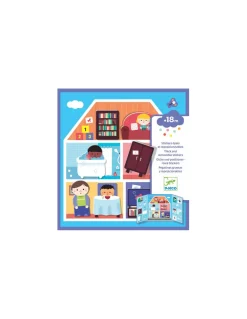 Djeco Stickers repositionnables la maison - Best