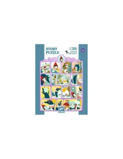 Djeco Story puzzle Le Petit Chaperon rouge 35 pièces - Sale