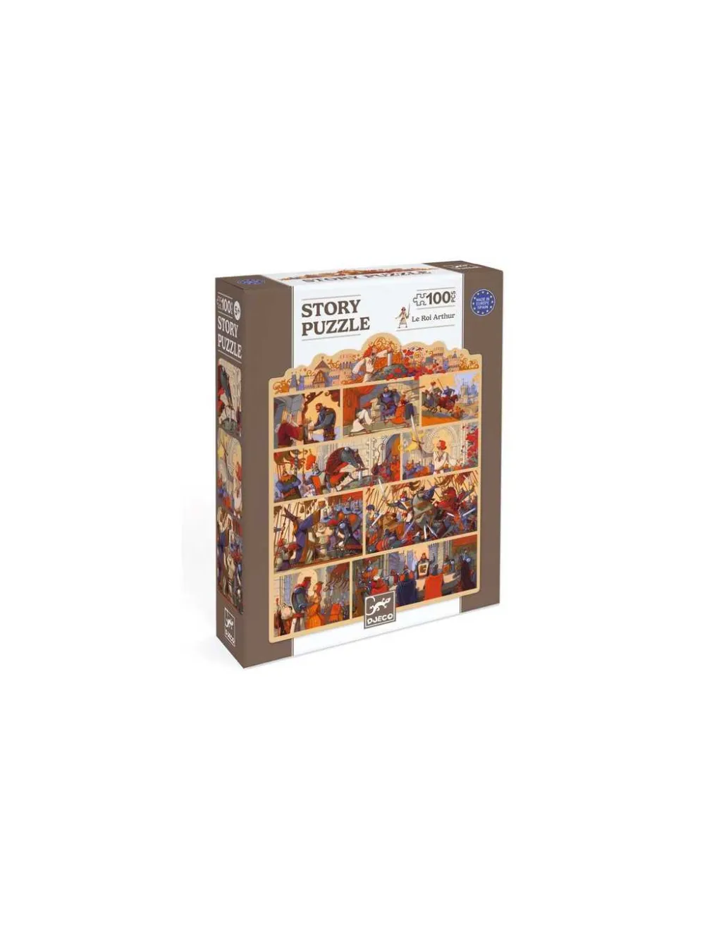 Djeco Story puzzle Le Roi Arthur 100 pièces - New