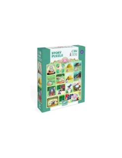 Djeco Story puzzle Les Trois Petits Cochons 35 pièces - Clearance