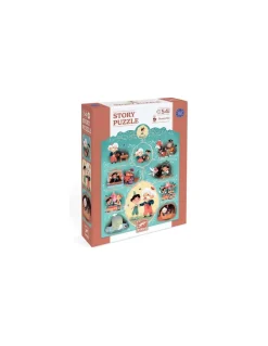 Djeco Story puzzle Pinocchio 54 pièces - Discount