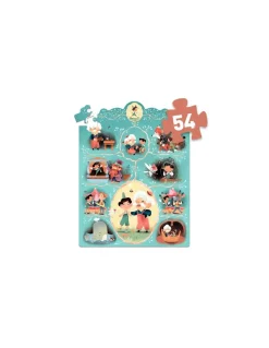 Djeco Story puzzle Pinocchio 54 pièces - Discount