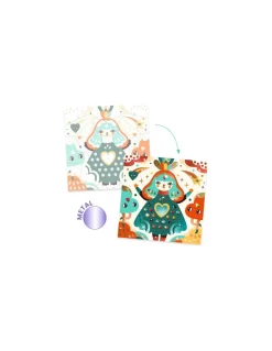 Djeco Tableaux à métalliser Harmonie - Discount