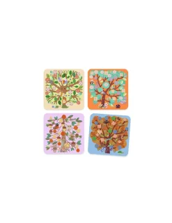 Djeco Tableaux de feutrine La ronde des saisons -