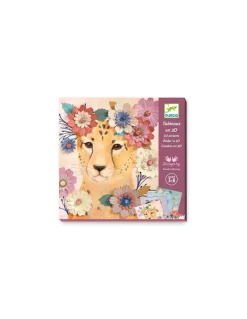 Djeco Tableaux en 3D Couronnes de fleurs - Online