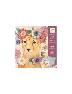Djeco Tableaux en 3D Couronnes de fleurs - Online