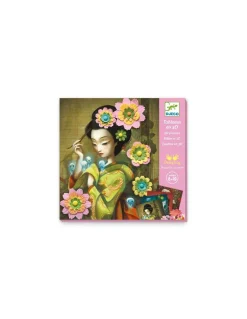 Djeco Tableaux en 3D Rock'n'Roses - Hot