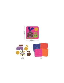 Djeco Tableaux en feutrine Petit doux - Sale