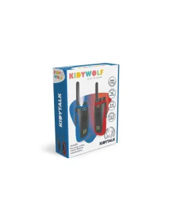 Kidywolf Talkie walkie avec batterie bleu et rouge - Discount