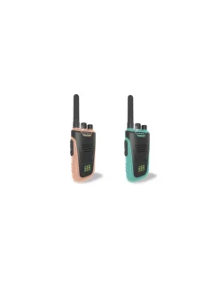 Kidywolf Talkie walkie avec batterie beige et cyan -