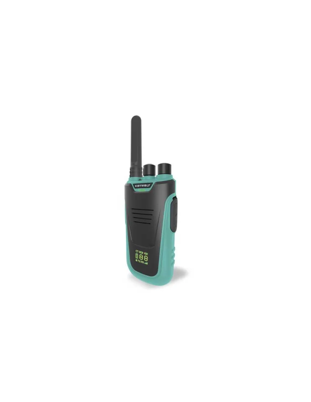 Kidywolf Talkie walkie avec batterie beige et cyan -