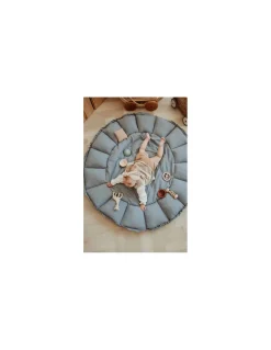 PlayandGo Tapis de jeu 3 en 1 Bloom bleu -