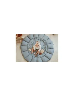 PlayandGo Tapis de jeu 3 en 1 Bloom bleu -
