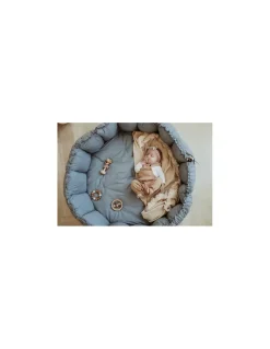PlayandGo Tapis de jeu 3 en 1 Bloom bleu -