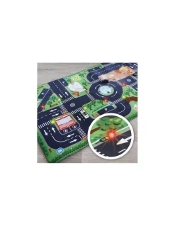 Buki France Tapis voiture lumineux avec 3 voitures - Buki Clearance