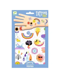 Djeco Tatouages Emojis météo -