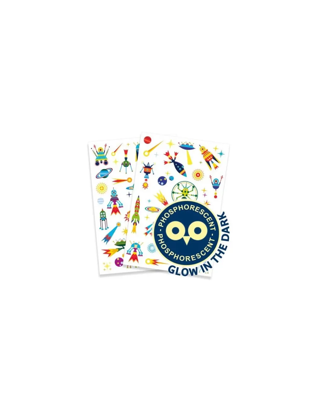 Djeco Tatouages phospho space oddity - New