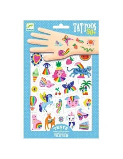 Djeco Tatouages Rainbow - Discount