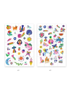 Djeco Tatouages Rainbow - Discount