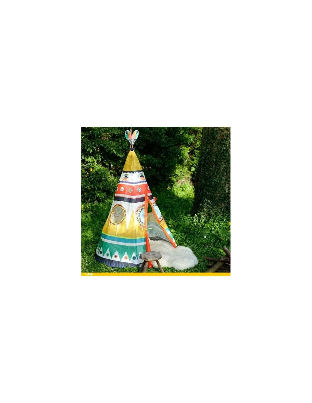 Little Big Room by Djeco Tipi multicolore - Djeco Clearance