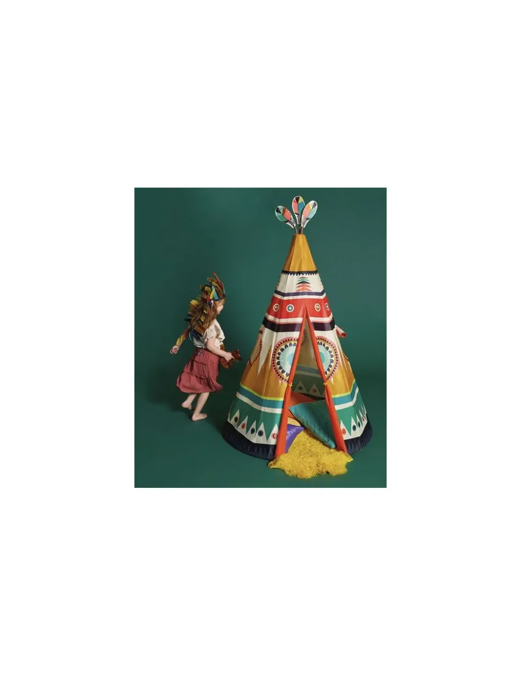Little Big Room by Djeco Tipi multicolore - Djeco Clearance