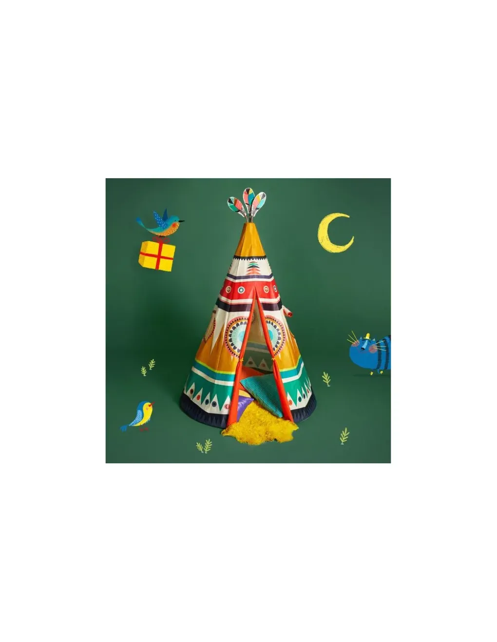 Little Big Room by Djeco Tipi multicolore - Djeco Clearance