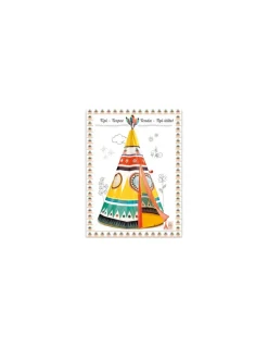 Little Big Room by Djeco Tipi multicolore - Djeco Clearance