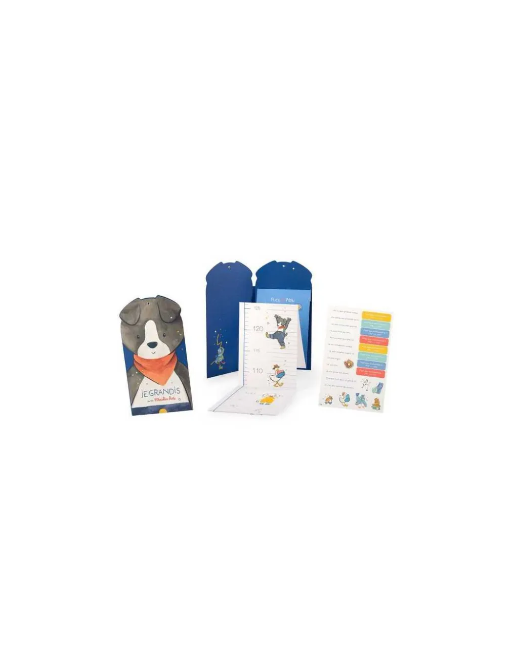 Moulin Roty Toise carnet Puce & Pilou - New