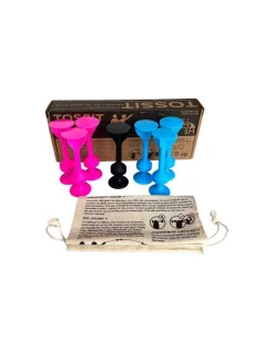 Tossit rose bleu - Jeu de fléchettes ventouse Clearance