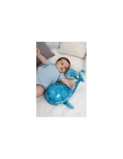 Cloud b Tranquil whale blue family Peluche musicale à projections - Discount