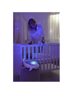 Cloud b Tranquil whale white family Peluche musicale à projections - Best