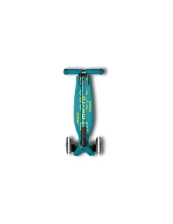 Micro Mobility Trottinette Maxi Micro Deluxe Pliable LED Vert - Sale