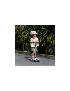 Micro Mobility Trottinette Mini Micro Deluxe Rock & Go Rose Poudré LED - New