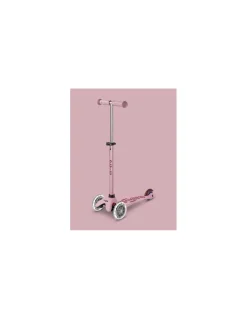Micro Mobility Trottinette Mini Micro Deluxe Rock & Go Rose Poudré LED - New
