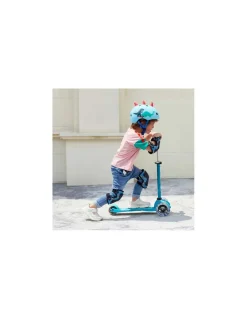 Micro Mobility Trottinette Mini Micro Deluxe LED Aqua -