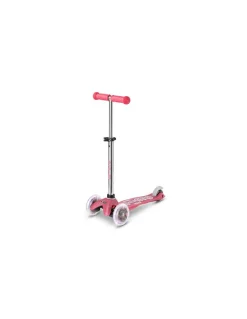 Micro Mobility Trottinette Mini Micro Deluxe LED Glitter rose -